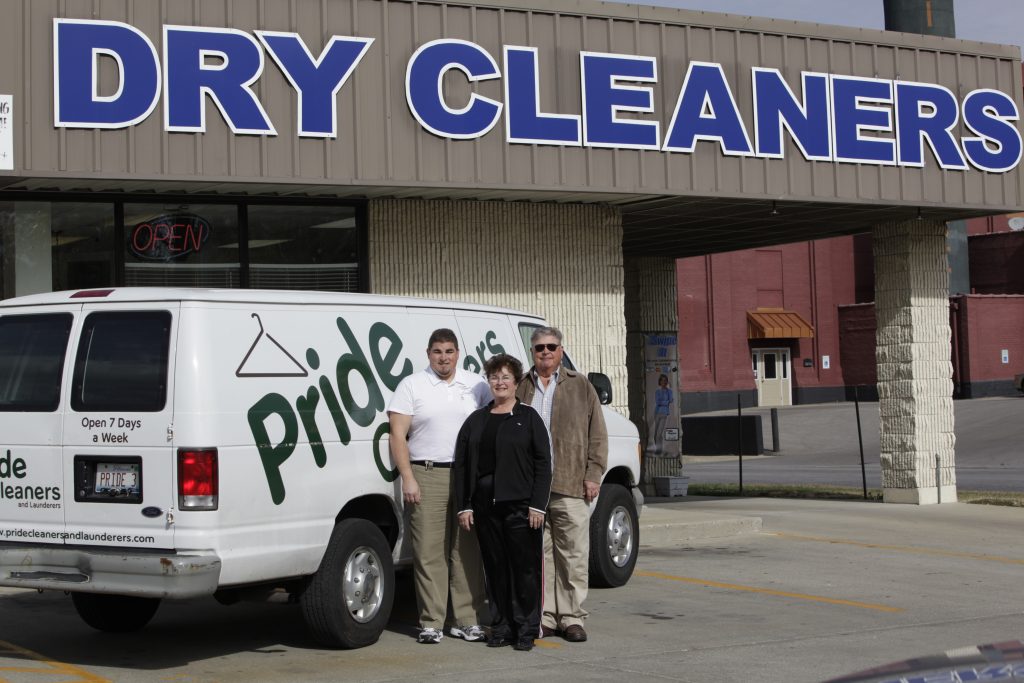 dry cleaning delivery truck